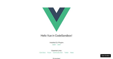 Ant Design Vue Codesandbox