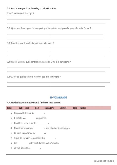 Test d évaluation pratique de la gra Français FLE fiches pedagogiques