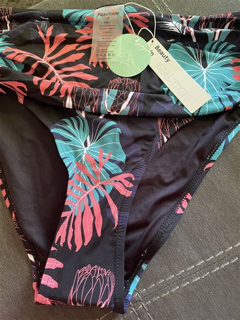 Beautikini Women S Bikini Swim Bottoms Tankini Bottoms Nwt Floral Sz