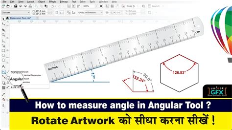 Angular Dimension Tool In Coreldraw Explained In Detail Corel Draw