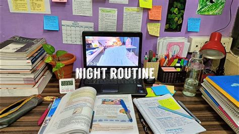 Pm Pm Night Routine As A Cbse Th Grader Commerce