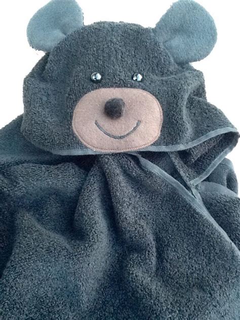 Bear Hooded Towel For Beach Pool Or Bath