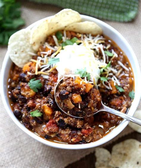 Slow Cooker Turkey Black Bean And Sweet Potato Chili Inquiring Chef