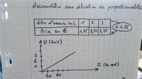 Comment Reconna Tre Une Situation De Proportionnalit Youtube