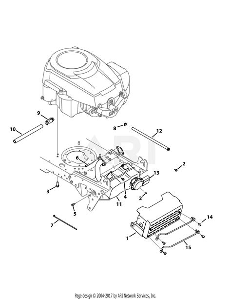 Troy Bilt 13yx79kt011 Horse Xp 2015 Parts Diagram For Engine Accessories