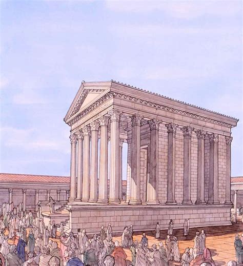 Gaul Vienna Vienna Temple Of Augustus And Livia Ancient Rome