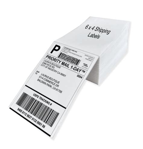 Labelling Solutions 500 Direct Thermal Fanfold Shipping Labels 46