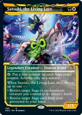 Selesnya Gets Saga Themed Legend In Satsuki The Living Lore From