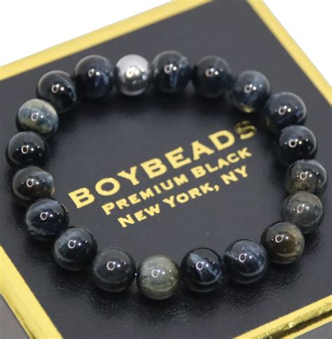 BOYBEADS 10mm Bead Bracelets for Guys