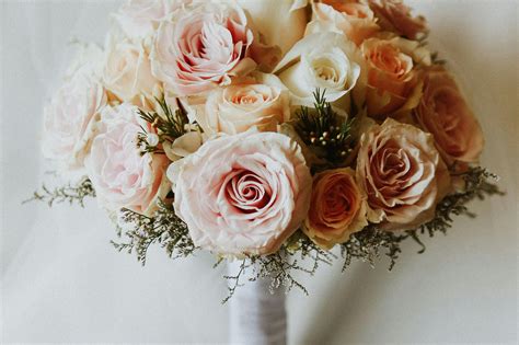 White, Pink, and Orange Rose Bouquet · Free Stock Photo