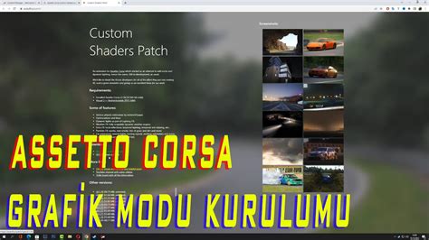 Assetto Corsa CSP Grafik Modu Kurulumu Nasıl Yapılır YouTube