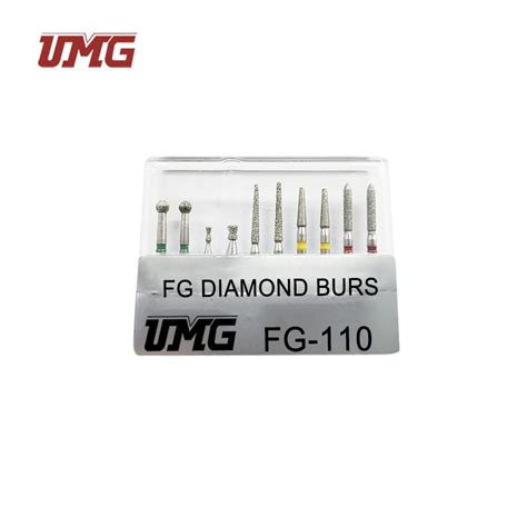 Dental Diamond Burs Drills Teeth Cavity Preparation Polishing Burs Kit