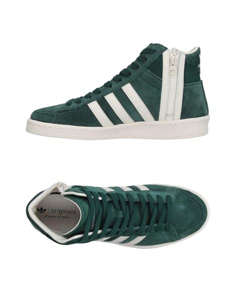 adidas Originals Rubber High-tops & Sneakers in Green for Men - Lyst