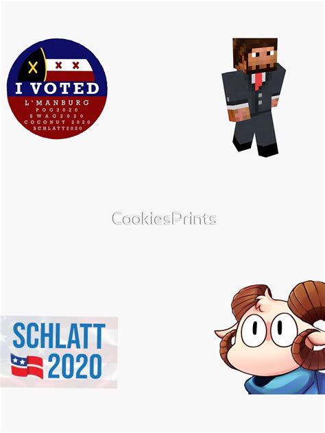 Jschlatt Sticker Pack Sticker For Sale By Cookiesprints Redbubble