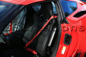 C7 Corvette RED Seat Belts for Stingray, Z06, Grand Sport, ZR1 COUPE