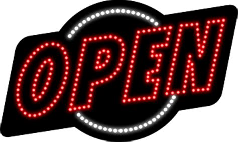 Open Animated LED Sign - Open LED Signs - Everything Neon