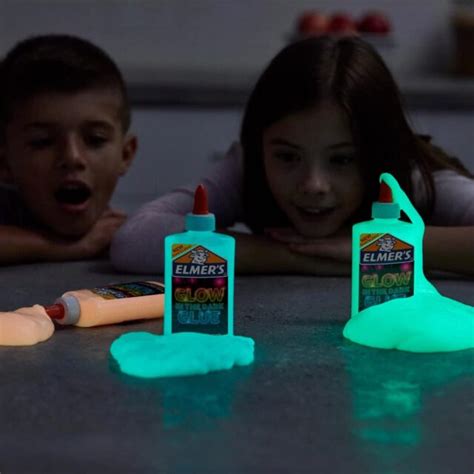 Kit De Slime Que Brilla En La Oscuridad Elmers Glow In The Dark