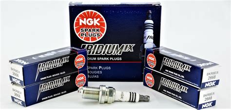 Set Of 4 Genuine NGK 2668 Iridium IX Spark Plugs BKR8EIX EBay