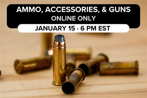 Ammo, Accessories, & Guns | January 15 | Compass Auctions and Real Estate