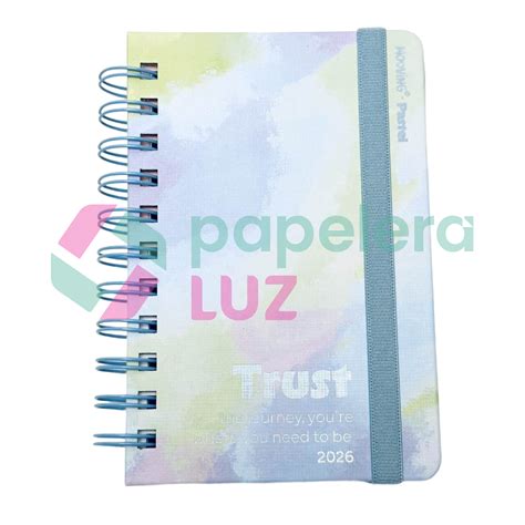 Mooving Agenda 10x15 2 días por pagina Pastel | Papelera Luz - Donde la