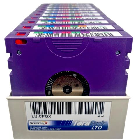 Spectra Terapack Lto 7 Ultrium Backup Data Tape Cartridges 6tb15tb 10