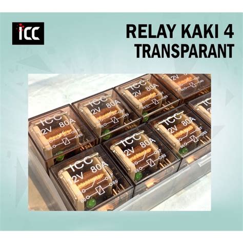 Jual Relay Klakson Transparan Kaki V A Rilay Relay Alarm Mobil