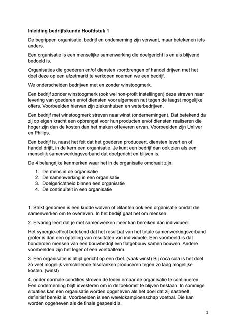 Samenvatting Alle Aantekeningen Van Colleges Inleiding