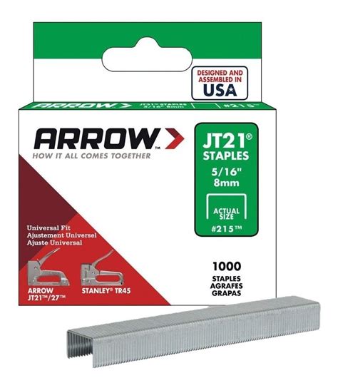 Grapas Arrow Jt Mm Caja Unidades