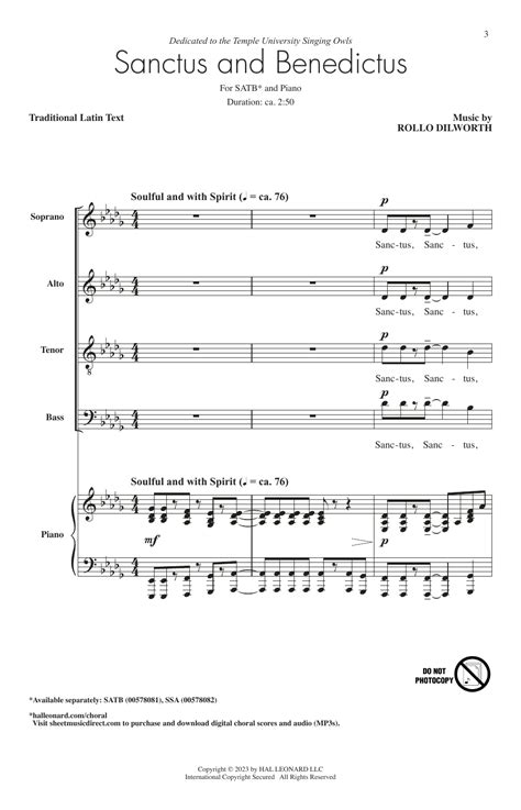 Rollo Dilworth Sanctus Sheet Music And Printable Pdf Music Notes In 2023 Music Notes Sheet