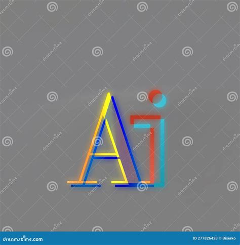 Illustrations of the Sign Artificial Intelligence Stock Illustration ...