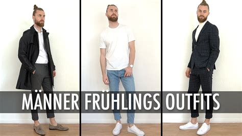 3 EINFACHE Frühlings Outfits für Männer Outfits kombinieren YouTube