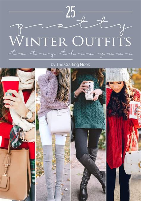 25 Pretty Winter Outfits to Try this Year | The Crafting Nook