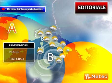 Meteo Da Gioved Intensa Perturbazione Fino Al Weekend Per La Prima