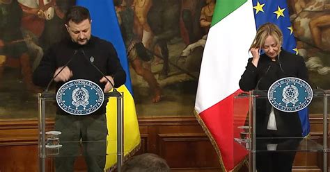 Russia Attacco All Italia Durante L Incontro Meloni Zelensky Viminale