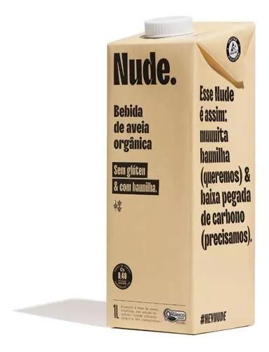 Kit C 2 Bebida De Aveia Organica Baunilha Nude 1l Parcelamento Sem Juros
