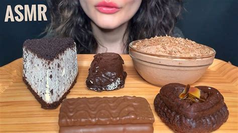 Asmr Chocolate Desserts Oreo Cake Mousse Milka Chocolate Eating