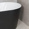 Piave Freestanding Bath Black Eurotrend