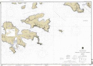 TAGALAK ISLAND TO LITTLE TANAGA ISLAND nautical chart - ΝΟΑΑ Charts - maps