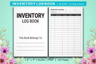 Inventory Log Book Kdp Interior Graphic By Rightdesign Creative Fabrica