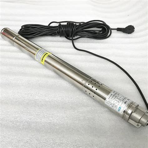 50mm diameter submersible well pump with 304 stainless steel pump body ...