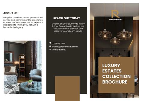 Free Luxury Estates Collection Brochure Template Edit Online