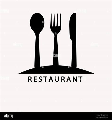 Restaurant Diner Vector Logo Dish Banque De Photographies Et Dimages