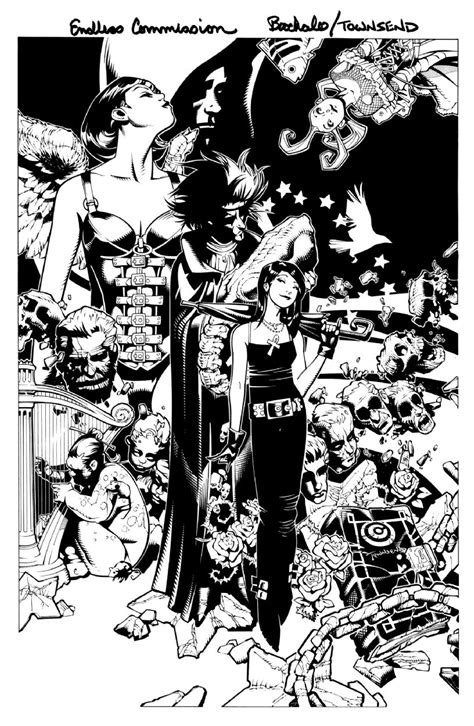 The Sandman The Endless Los Eternos By Bachalo Arte De Cómics Producción Artística Dibujos