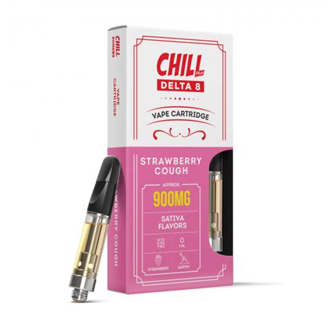 Strawberry Cough Cartridge Delta 8 Thc Chill Plus