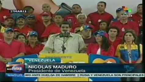 Maduro Denuncia Campa A De Odio Contra El Chavismo V Deo Dailymotion