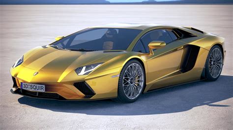 Lamborghini aventador s model - TurboSquid 1166758