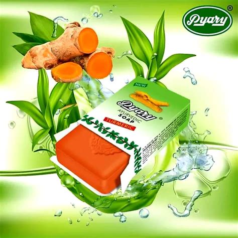 Pyary Ayurvedic Turmeric Soap 100 Original From Uae Lazada Ph