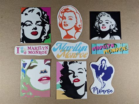 Marilyn Monroe Sticker 1 Marilyn Monroe Ipad Sticker Etsy