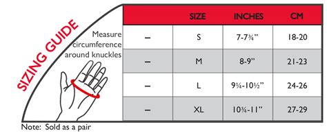 295 Arthritis Gloves Sizing Chart | Great Pair Store