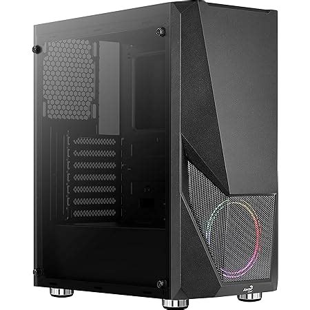 Aerocool Gabinete Mecha G Bk V Con Ventana Midi Tower Atx Micro